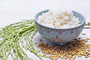 A bowl of rice.