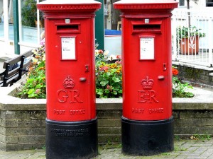 UK post boxes